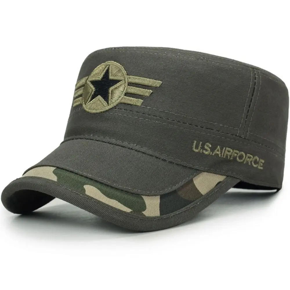 Spring Summer Cotton Hat Adjustable Casual Cadet Hat Breathable Baseball Cap