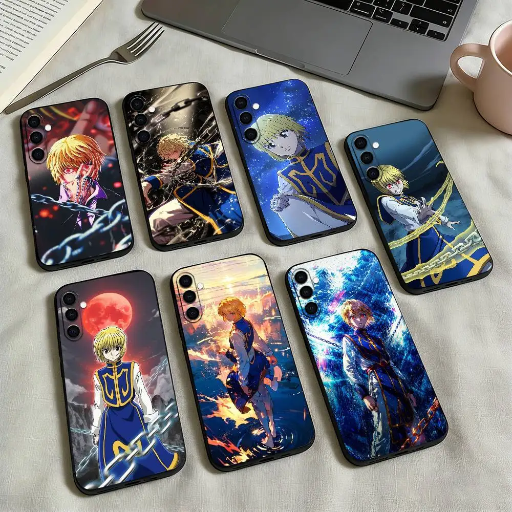 

Kurapika HXH-h X Hunter Phone Case For Samsung Galaxy A73,A72,A71,A70,A53,A52,A51,Soft Silicone Black Cover