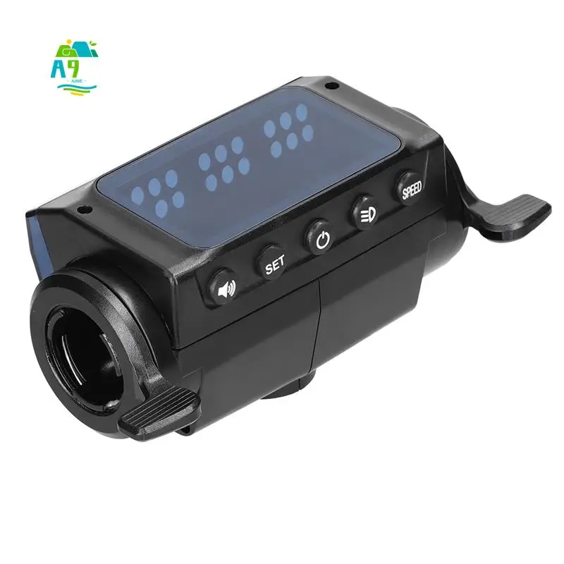 A09E-For 8 Inch Kugoo S1/S2/S3 Electric Scooter LCD Display Monitor Cover Light Guard With Accelerator Brake Thumb Handle