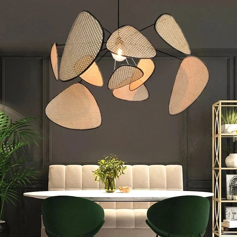 Modern Petal Led Pendant Lights  for Living Dining Room Food Tables Kitchen Bedroom Chandelier Home Decor Lusters Luminaires