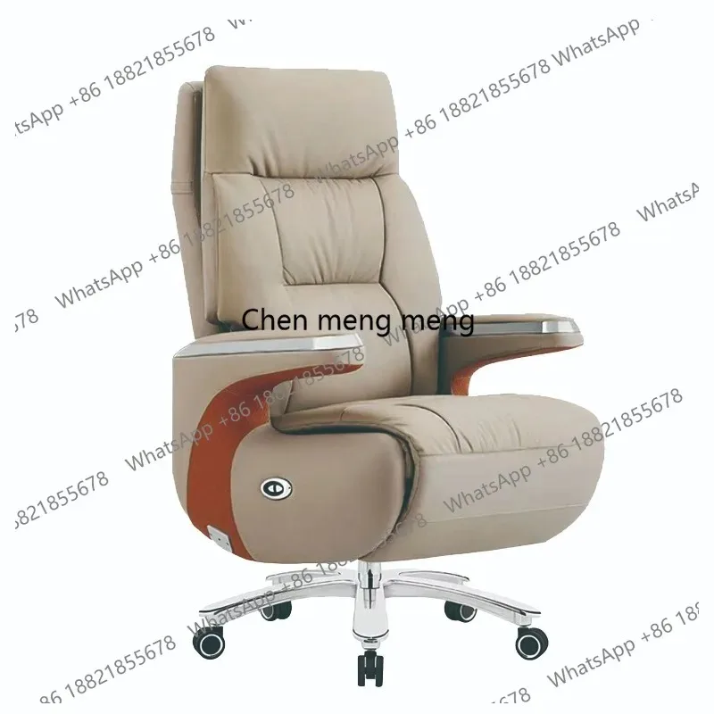 

RR Simple modern boss chair comfortable reclining computer home study office backrest office chair