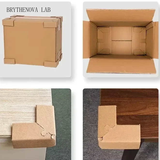 100pcs Thick Paper Corner Protectors Express Cardboard Box Corner Protection Furniture Ceramic Tiles Glass Anti-collision Strips