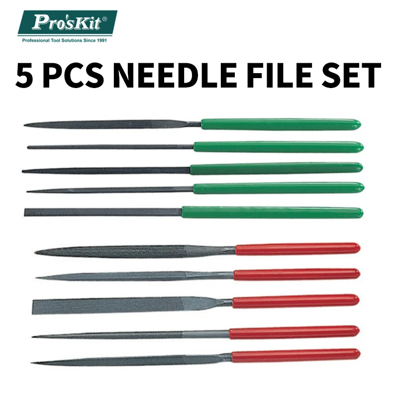 PRO'SKIT 5 PCS NEEDLE FILE SET 8PK-605A  8pk-605L