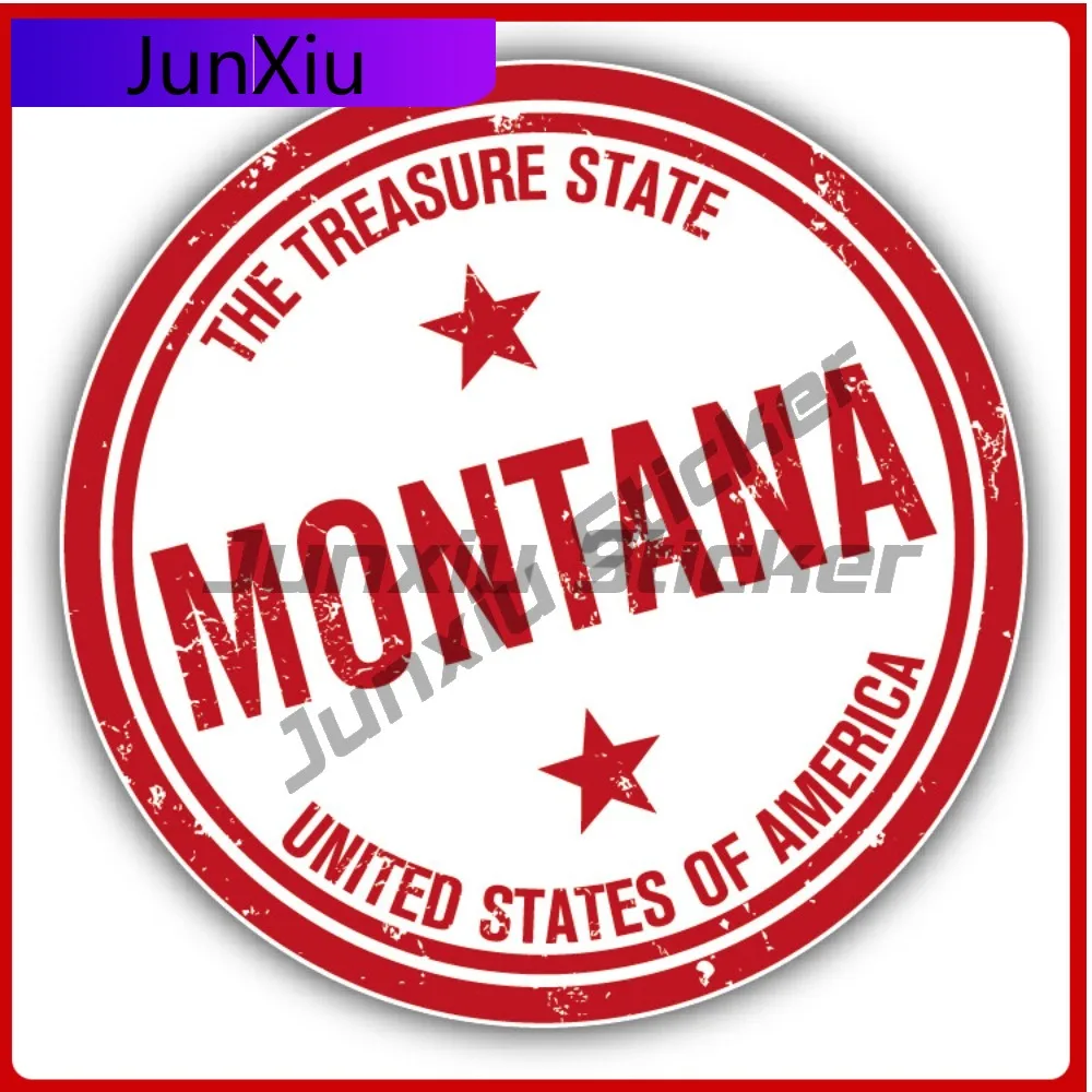 

Креативная наклейка-стикер с изображением штата Монтана (США) для автомобиля, забавная наклейка на бампер, для внедорожников, ноутбуков, автоаксессуар для стайлинга