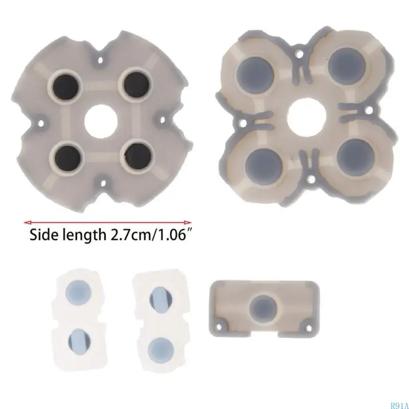 R91A Силиконовая проводящая резиновая кнопка кнопок клавиатуры кнопки d-pad для