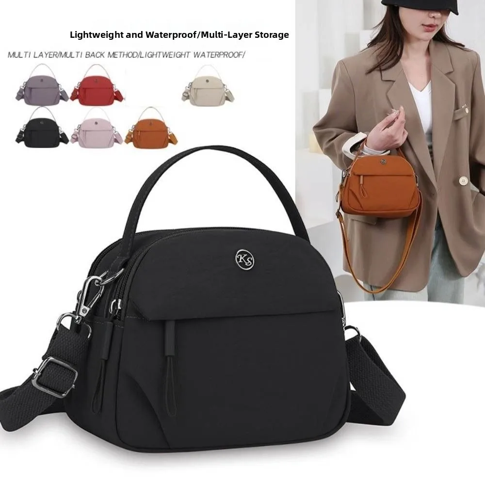 

Casual Multi-pocket Women's Crossbody Bag Large Capacity Lightweigh Messenger Bag Nylon Korean Style Tote Bag Men