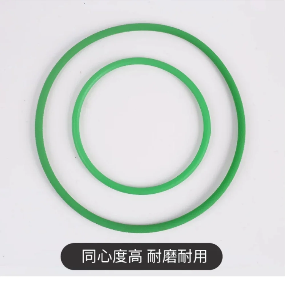 O-Type Green PU Polyurethane Circular Belt, Seamless Splicing Belt, Drive Belt Dia 2/3/4/5/mm Belt Length 115-660mm
