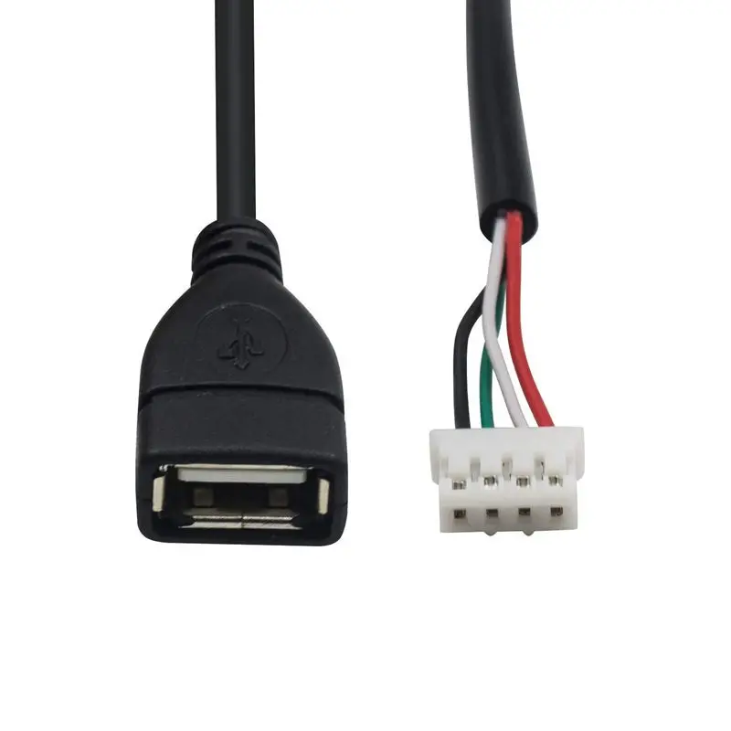 30cm Motherboard PH2.0 4Pin Terminal to USB2.0 Expansion Cable Plug 4-Pin mx1.25/XH2.54 to Type-A