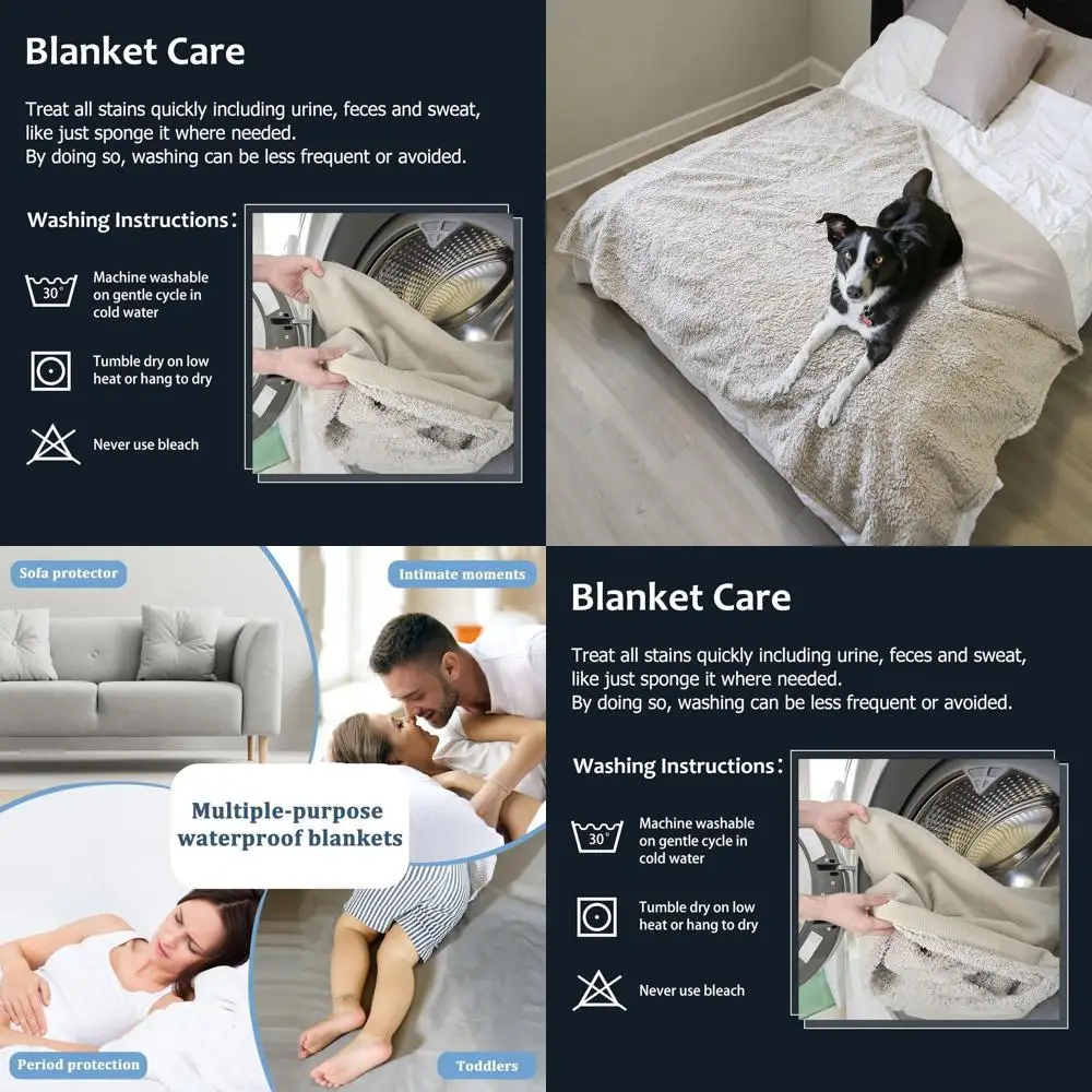 

Водонепроницаемое, устойчивое к пятнам одеяло королевского размера для пар, двусторонний и моющийся чехол для дивана, 80x90 дюймов