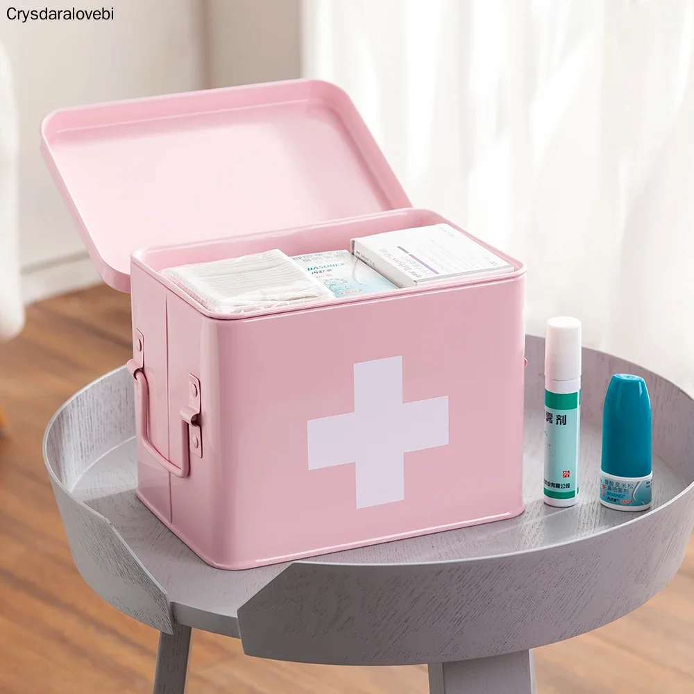 Medicine Box Household Medicine Box Drug Storage Box Child Family Size Portable Outpatient Emergency Medical Kit