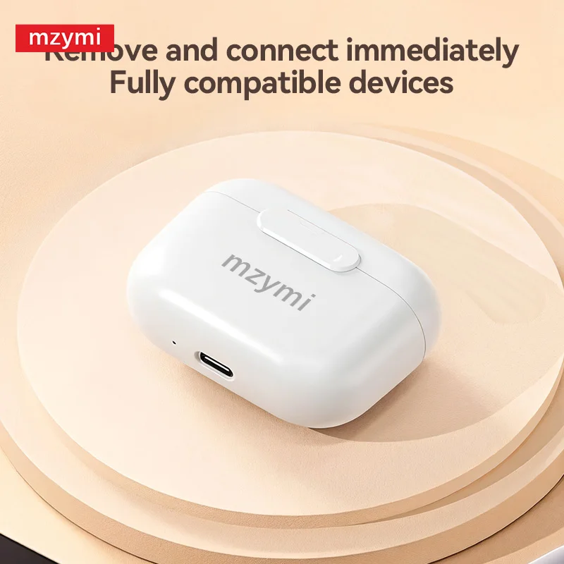 mzymi E17 TWS Wireless Headphone Bluetooth5.3 HiFi Stereo Sound In Ear Headset Touch Control Built-in Mic For XIAOMI MIJIA