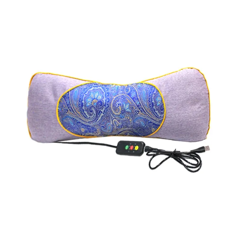 ABZJ Intelligent Timing Heat Therapy Red Light Deep Penetration Mugwort Pillow for Neck Care