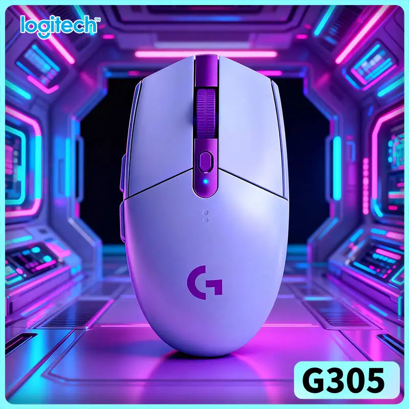 G305 Logitech G305 LIGHTSPEED Wireless Gaming Mouse 12000 DPI 6 Programmable Buttons Sweat Proof Surface Texture PC Mac