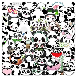 10/25/50pcs Cute Panda Cartoon Stickers for DIY Travel Luggage Notebook Guitar Laptop Phone Stationery Water Bottle