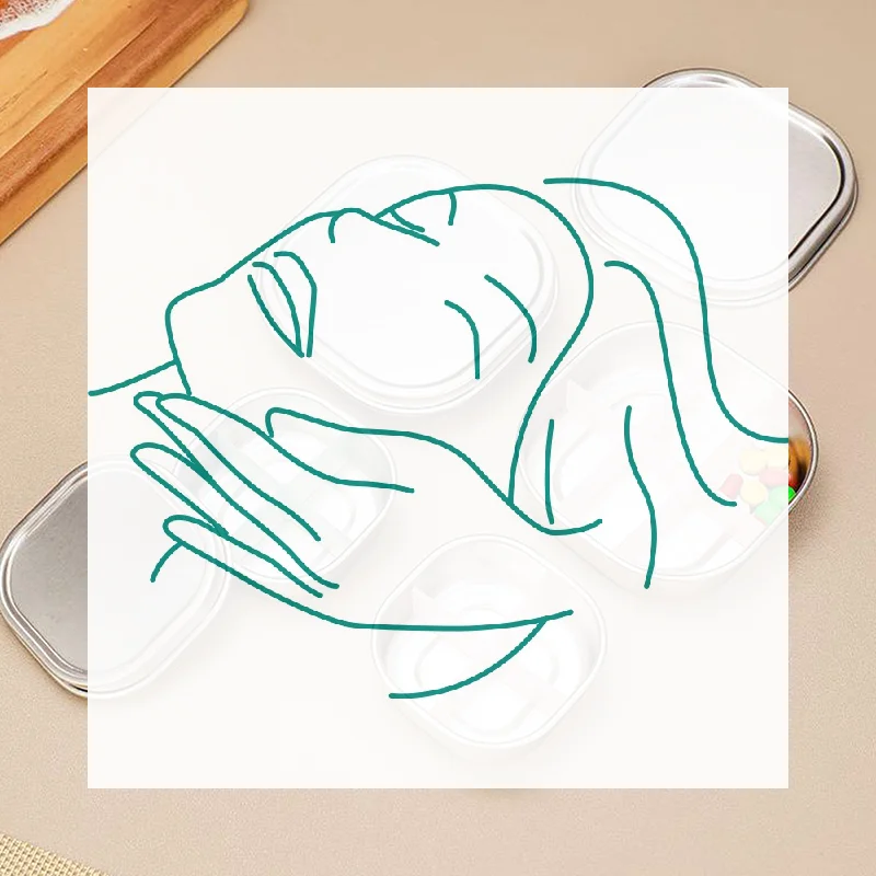 1 Pcs Pill Box 4/6 Grids Medicine Organizer Tablet Sealed Storage Box Travel Pill Case Drug Dispenser Container Health Care