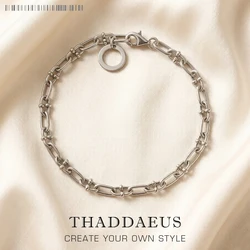 Link Kette Geschwärzte Charme Armbänder Sommer Rebel Geschenk für Frauen Männer, Europa 925 Sterling Silber Modeschmuck Acessories