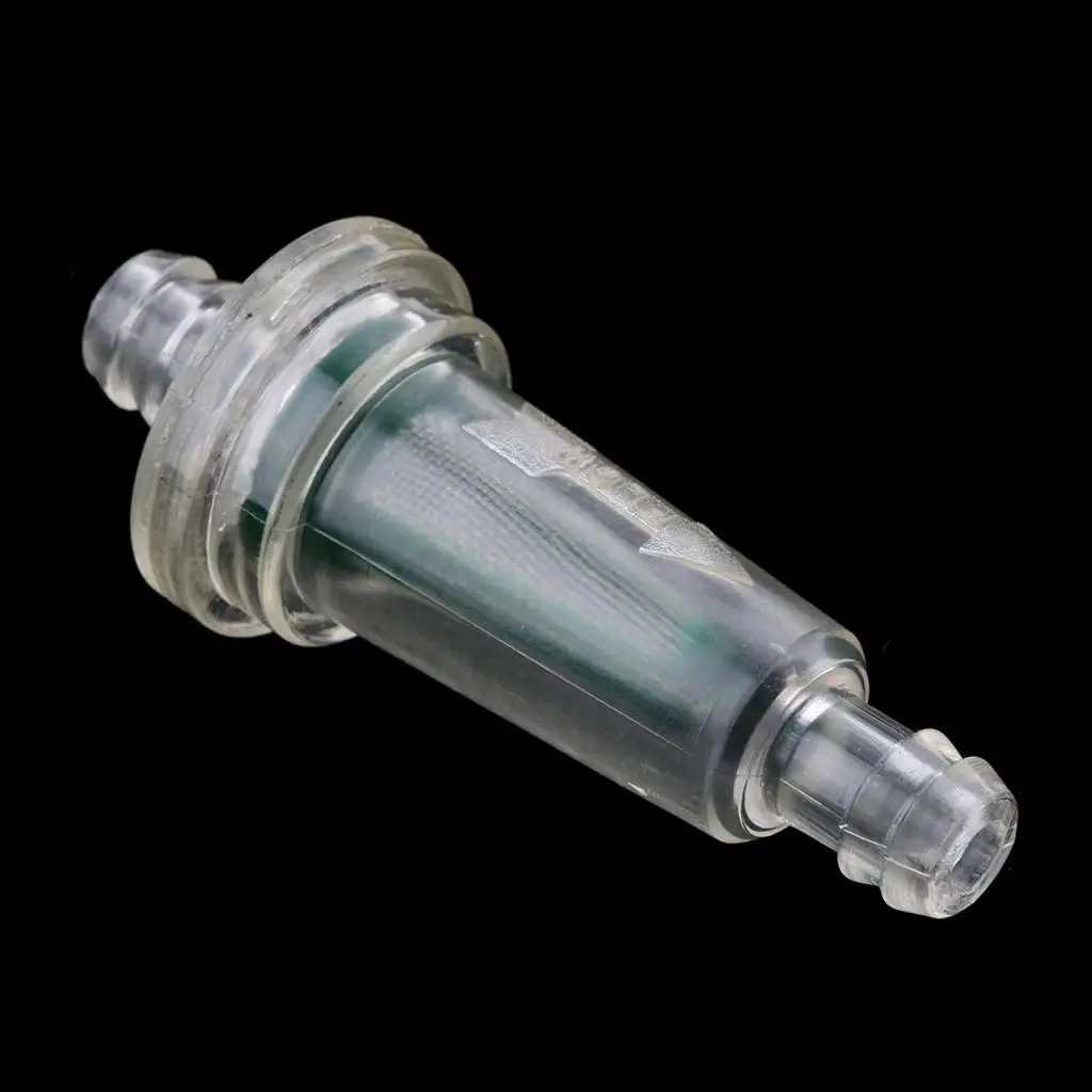 

Motorcycle Gas Liquid Filter Plastic Inline Engine Cleaning Fuel Tank Purifier for Maintenance