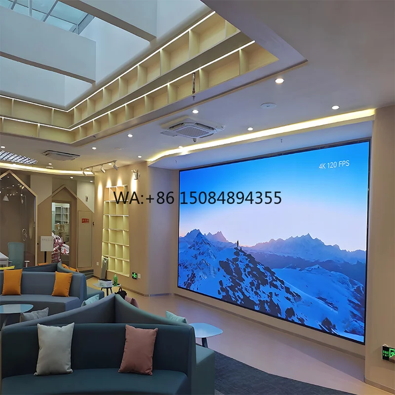 Indoor GOB P1.25-P4.0 4K HDR LED Display Screen with 3-Year Warranty for Cinema & Hotel Lobby High-Definition Video