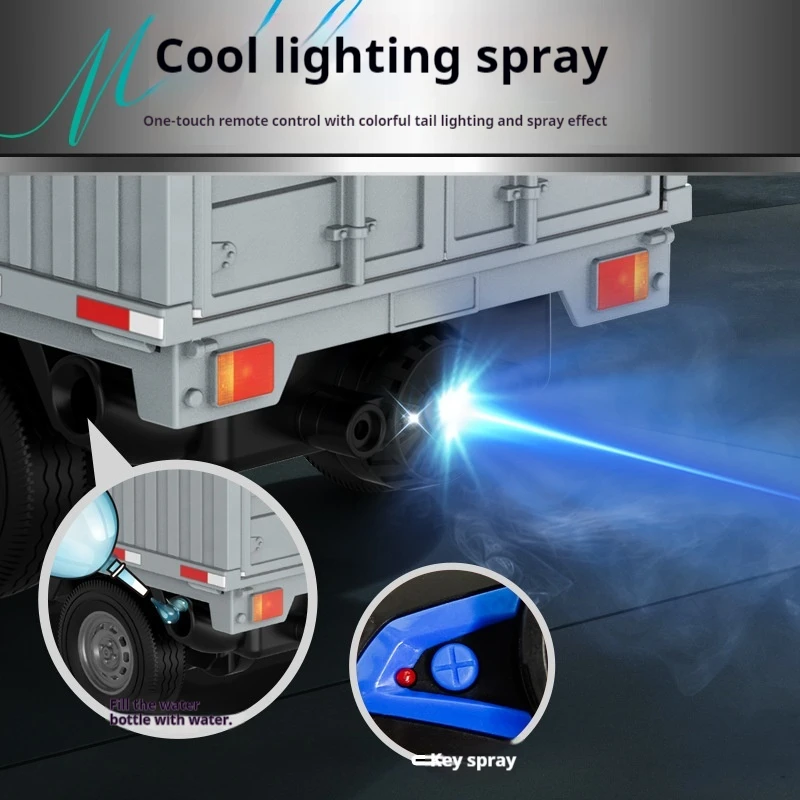 KF21 1:16 RC 류저우 트럭 모델 리모컨 드리프트 카 현실적인 디자인 전기 장난감 소년 어린이 성인용 선물