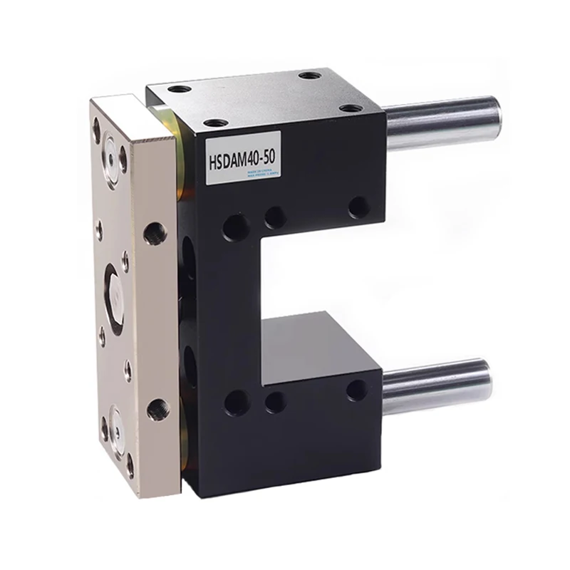 

SDA Pneumatic Cylinder Guide Bracket HSDAM Series 32/40/50/63 Three-axis Three Bar Fixed Frame Telescopic Rod Accessories