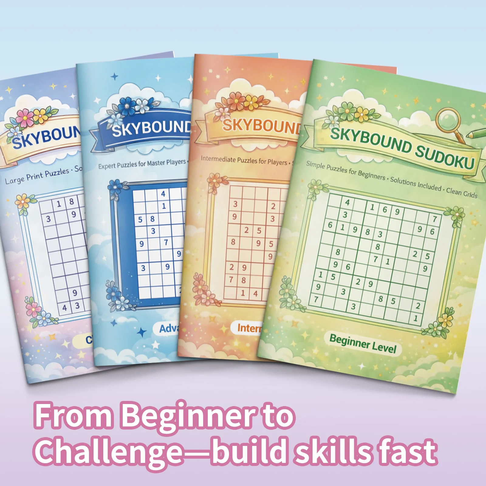Kids Early Education Sudoku Puzzle Book, Brain Teaser Logic Game Workbook, Number Reasoning Training Book for Toddlers