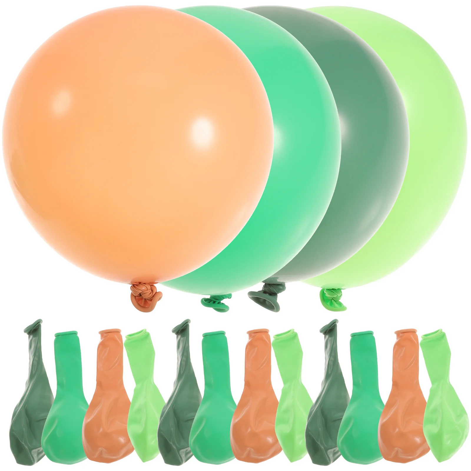 

20pcs Party Set Birthday Balloon Decorations Latex Balloons For Wedding Shower Festival Green Metallic Gold Avocado