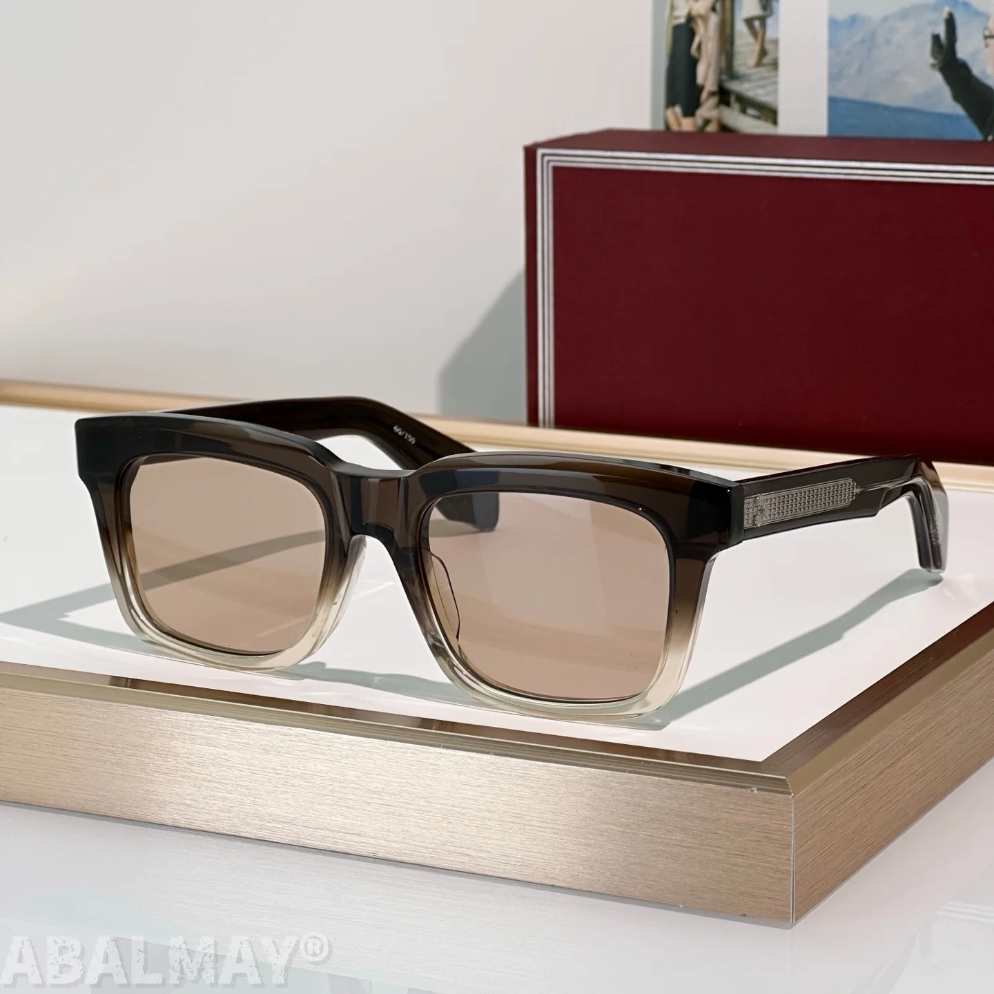 

TORINO EPOXY 54-20-146 Top Quality Mens Sunglasses for Women Classic Punk Luxury Acetate UV400 Designer Sunglasses with box