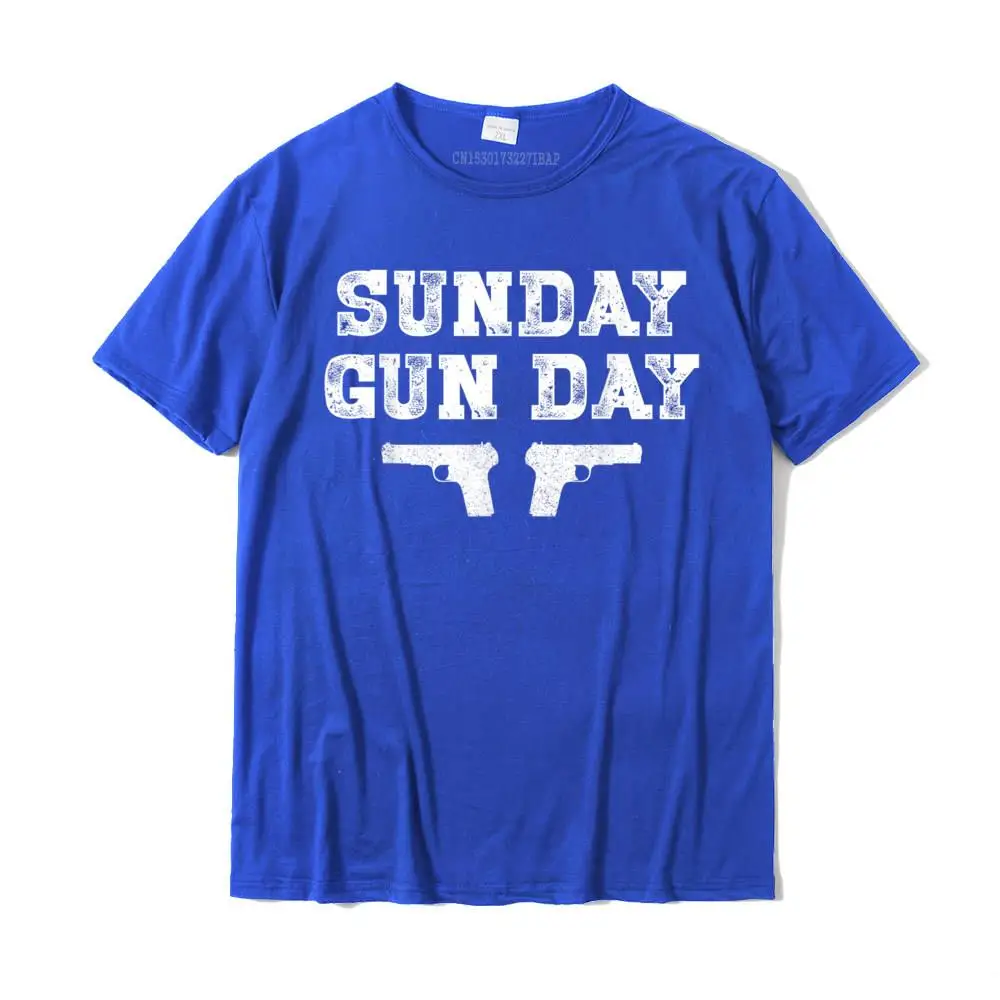 Sunday Gunday Gun Owner Shooting Shirt Funny Gift Custom T Shirts For Boys Cotton Tops Tees Normal Graphic