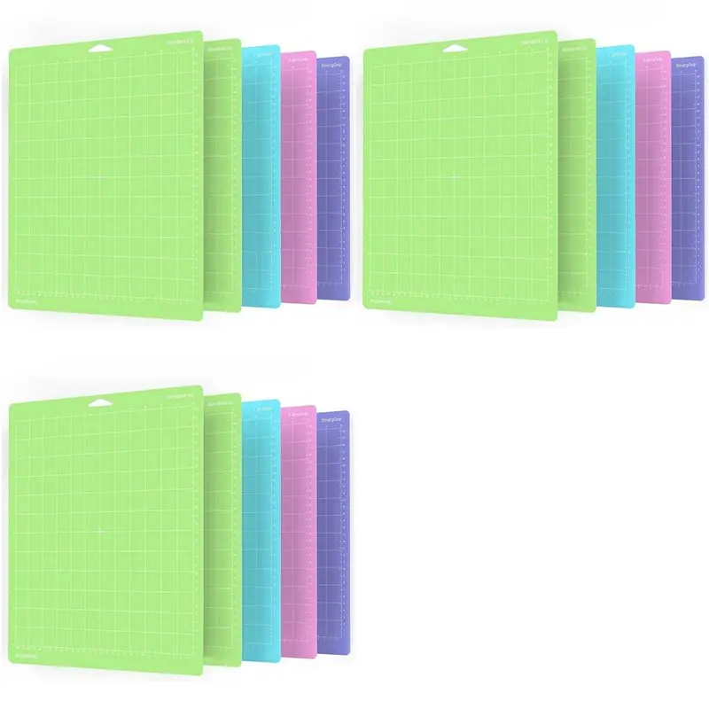 

15Pack Cutting Mats For Cricut Maker 3/Maker/Explore 3/Air 2/Air/One(12X12 Inch) Quilting Cricket Mats Accessories