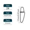 2 20pcs 17mm 25kg