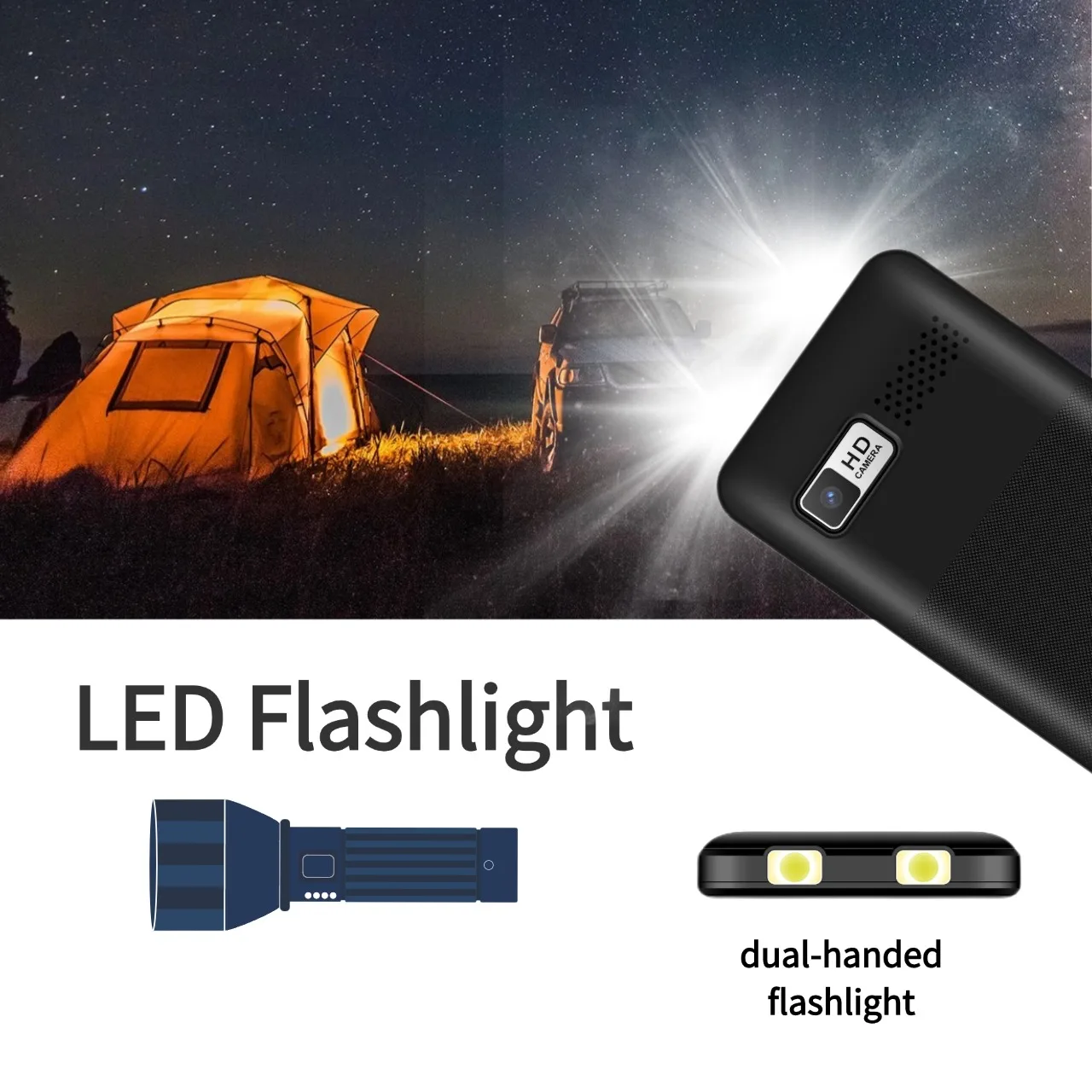 Mafam G1000 هاتف محمول لكبار السن حجم عال أزرار كبيرة المزدوج سيم بطارية طويلة SOS زر بطارية طويلة الشعلة القوية GSM 2G #5