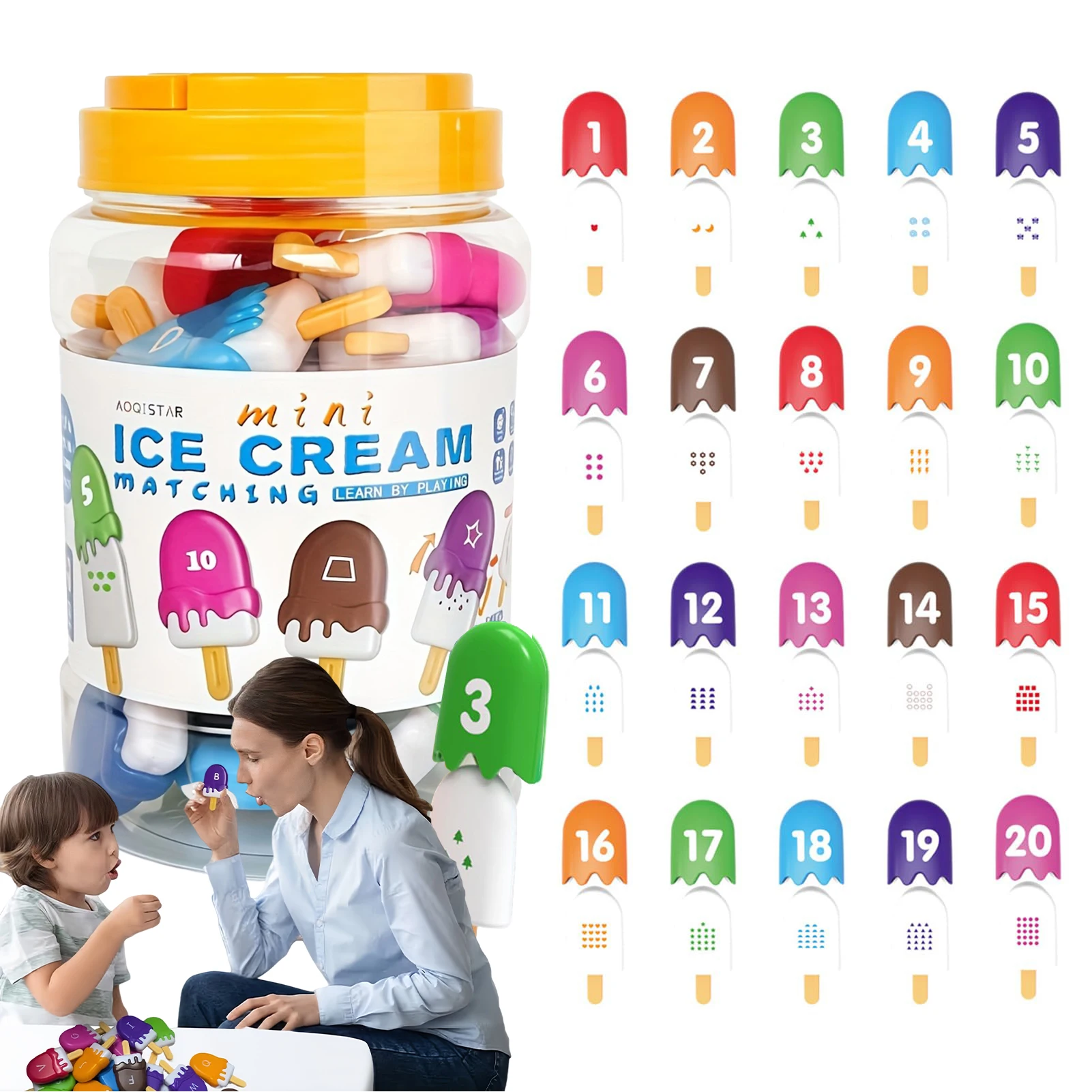 

Обучающий набор мороженого, сортировка цифр и форм, штабелирование, ведро, распознавание цвета и развитие мелкой моторики, декор комнаты