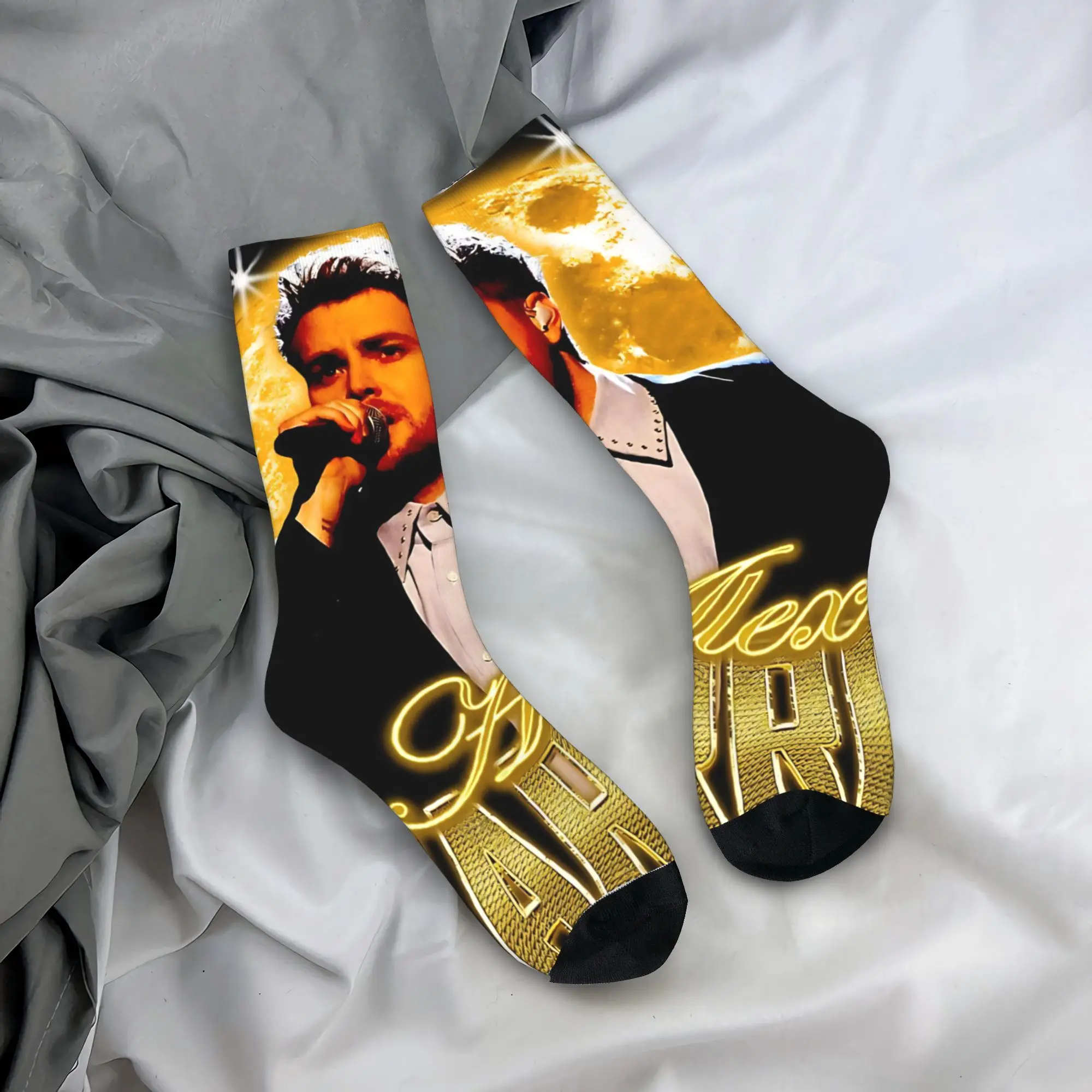 

Лунная тема Алекс Уоррен, дизайнерские чулки, модные носки, осенние нескользящие носки, мужские спортивные мягкие дышащие носки для бега