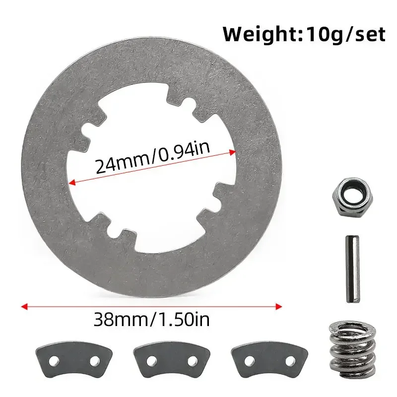 Heavy-Duty Slipper Clutch Rebuild Kit 5352A 5352R for TRAXXAS E-Revo Rustler 4WD E-Maxx RC Car Upgrade Parts