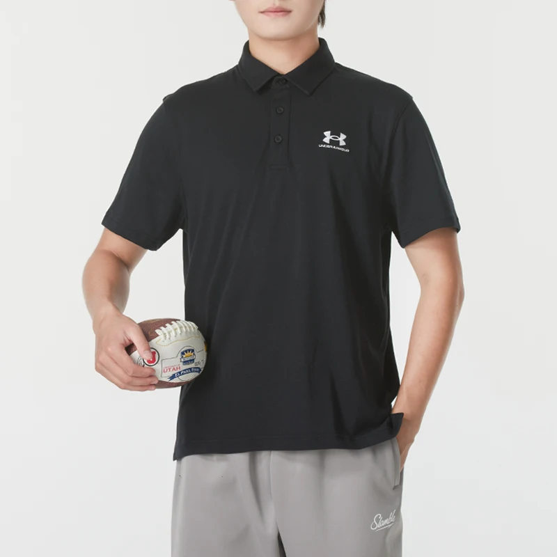 

Underarmour Polo Shirt Men's Sports Fashion Short-Sleeved Simple, Comfortable, Breathable and Lightweight Outdoor T-Shirt 1386608-001