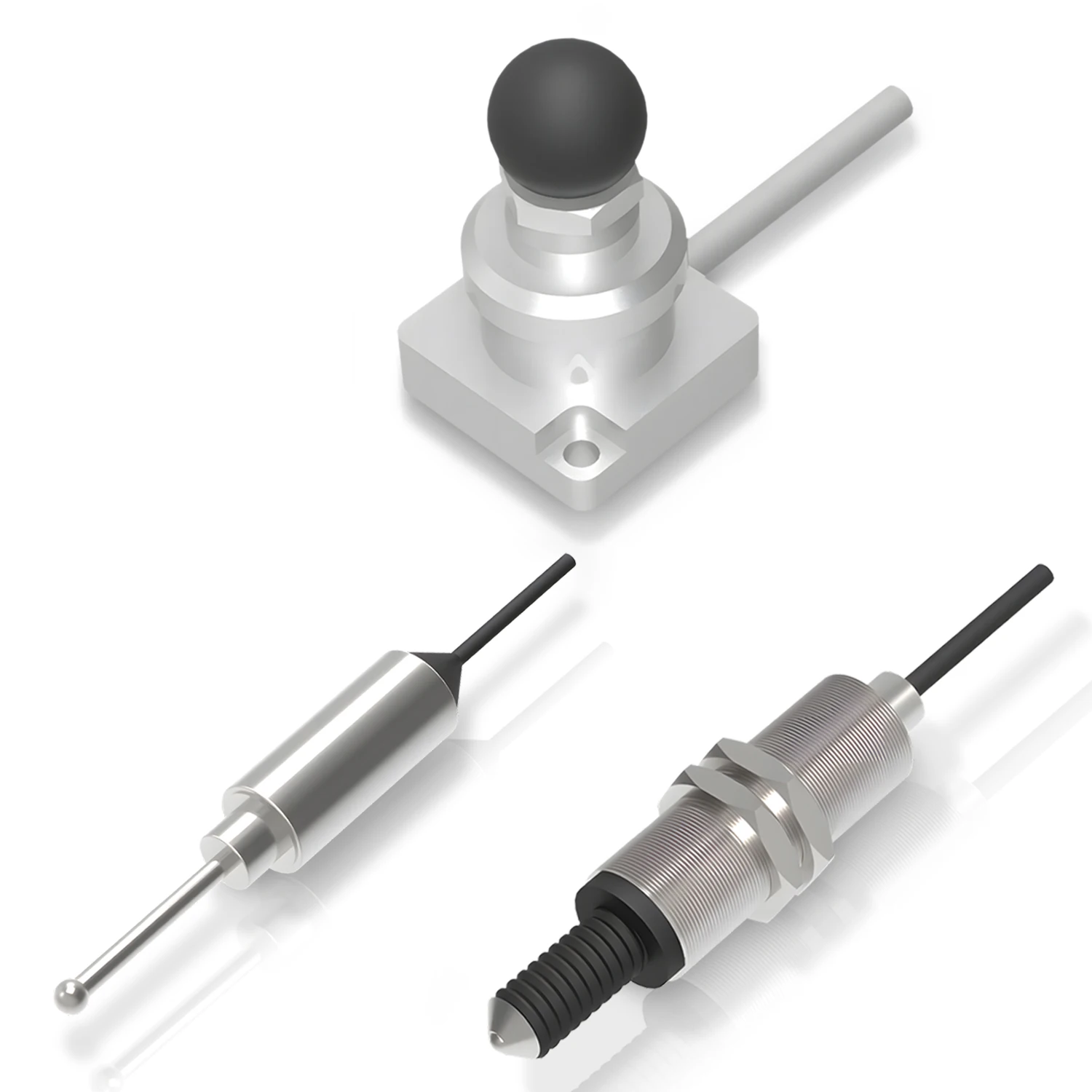 MR-T6 M6 M10 Cylindrical High Precision Heavy Duty Positioning Contact Sensor NPN IP67 5-24V 3mm Range