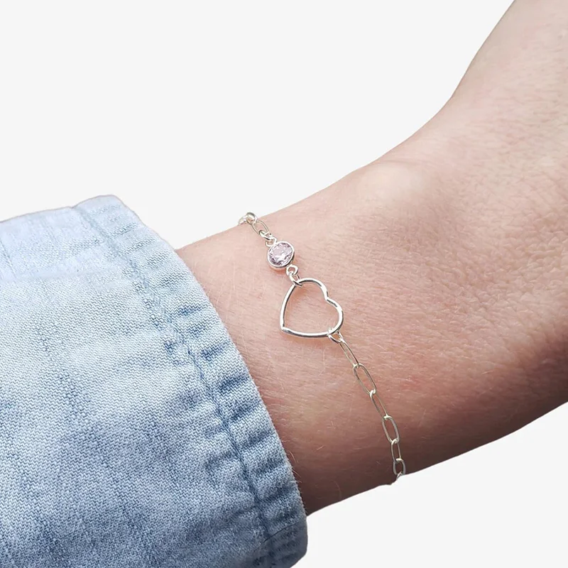 925 Sterling Silver Birthstone Charm 4MM Silver Pendant AAA Zircon Charm For Necklace Earring DIY Jewelry Findings Accessories