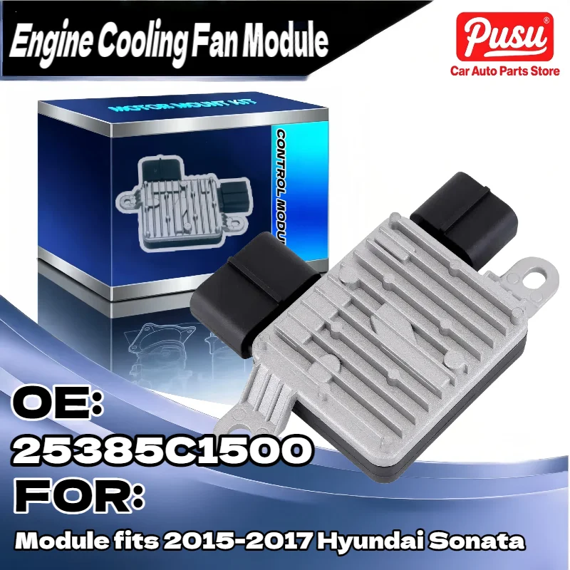 

Cooling Fan Control Module for Hyundai Sonata 2015-2019 Radiator Ref 25385C2500 25385D4200 1229900050