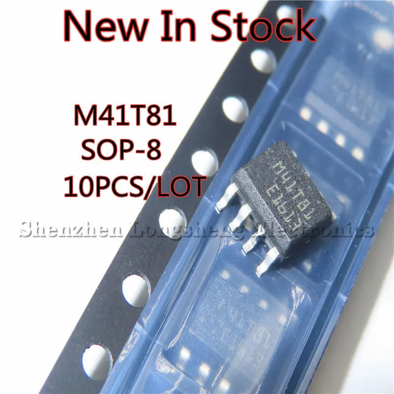 

10 шт./лот M41T81 M41T81M6E M41T81M6F SMD SOP-8 чип часов реального времени, новый в наличии