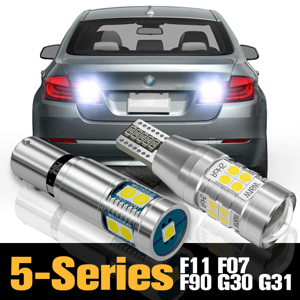 

2x Canbus LED Reverse Light Backup Lamp Accessories For BMW 5 Series F11 F07 G30 F90 G31 2009 2010 2011 2012 2013 2014 2015 2016