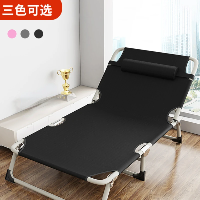 

Folding bed single bed siesta home simple siesta bed escort portable multifunctional marching bed office lounge chair