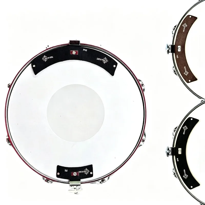 Drum Kit Dampening Pad Leather Snare Drum Overtone Stickers Practice Drums Set Noise Reduction Pad Percussion Instrument Parts