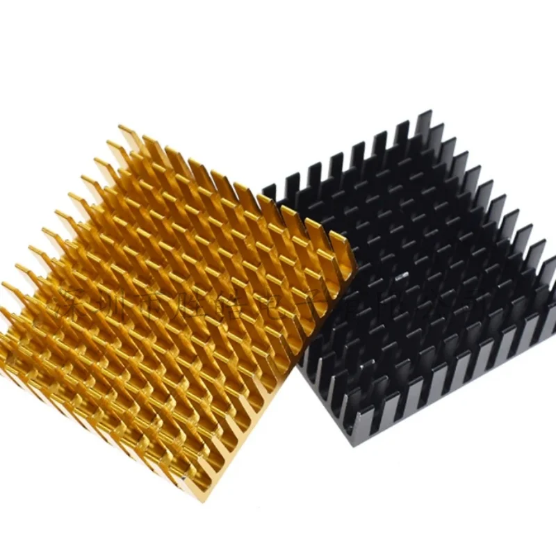 (1PCS)   NEW  Golden Black Aluminum Radiator IC Heat Sink Heat Sink 40 X 40 Mm X 11 Mm  28 X 28 X 6  28 X 28 X25 Mm  Radiator