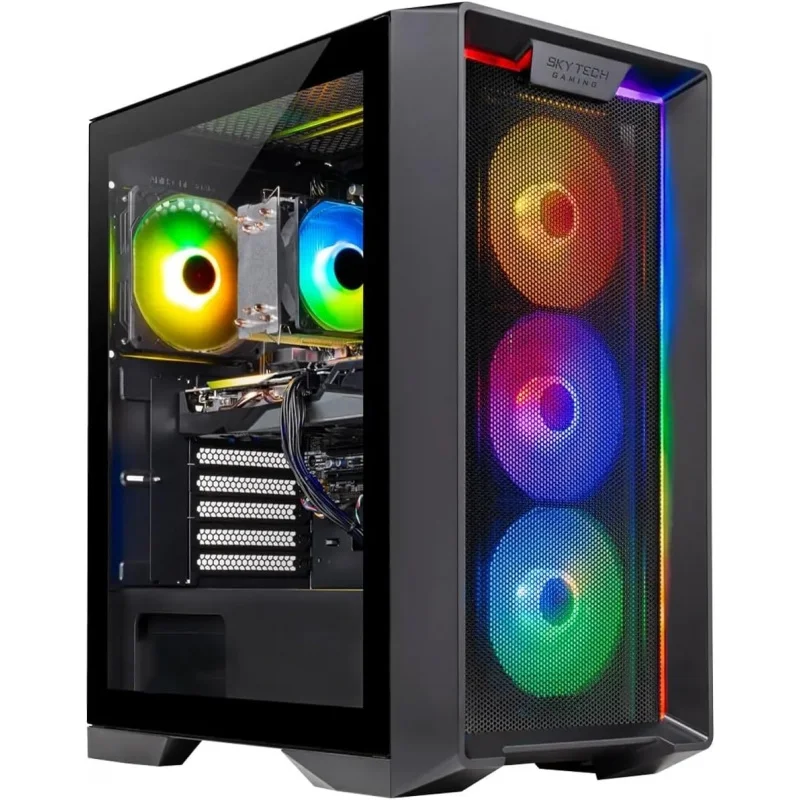 Gaming PC, Ryzen 5 7600 3.8GHz,  RTX 5060, 1TB NVMe SSD, 32GB DDR5 RAM 6000, 650W Gold PSU, Wi-F