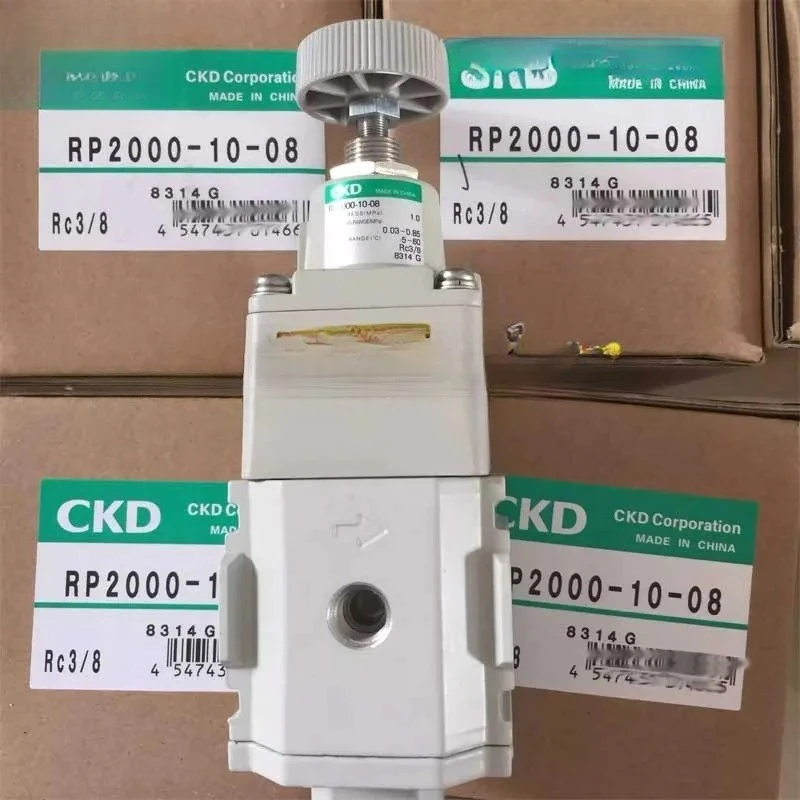 

RP2000-10-08 RP2000-8-08 RP2000-10-08G49P RP2000-8-08G49P CKD regulator Precision pressure regulating valve