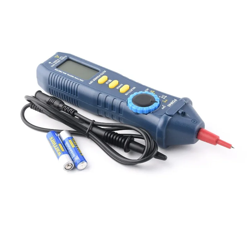 Pen-type multi-function digital voltmeter with anti-scald function for measuring voltage and current