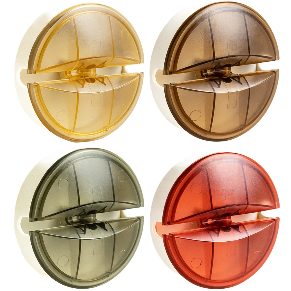 

4pcs Cable Manager Retractable Cord Organizer Small Rope Winder Case Reel Durable Plastic Desktop Tidy Data Cable Storage