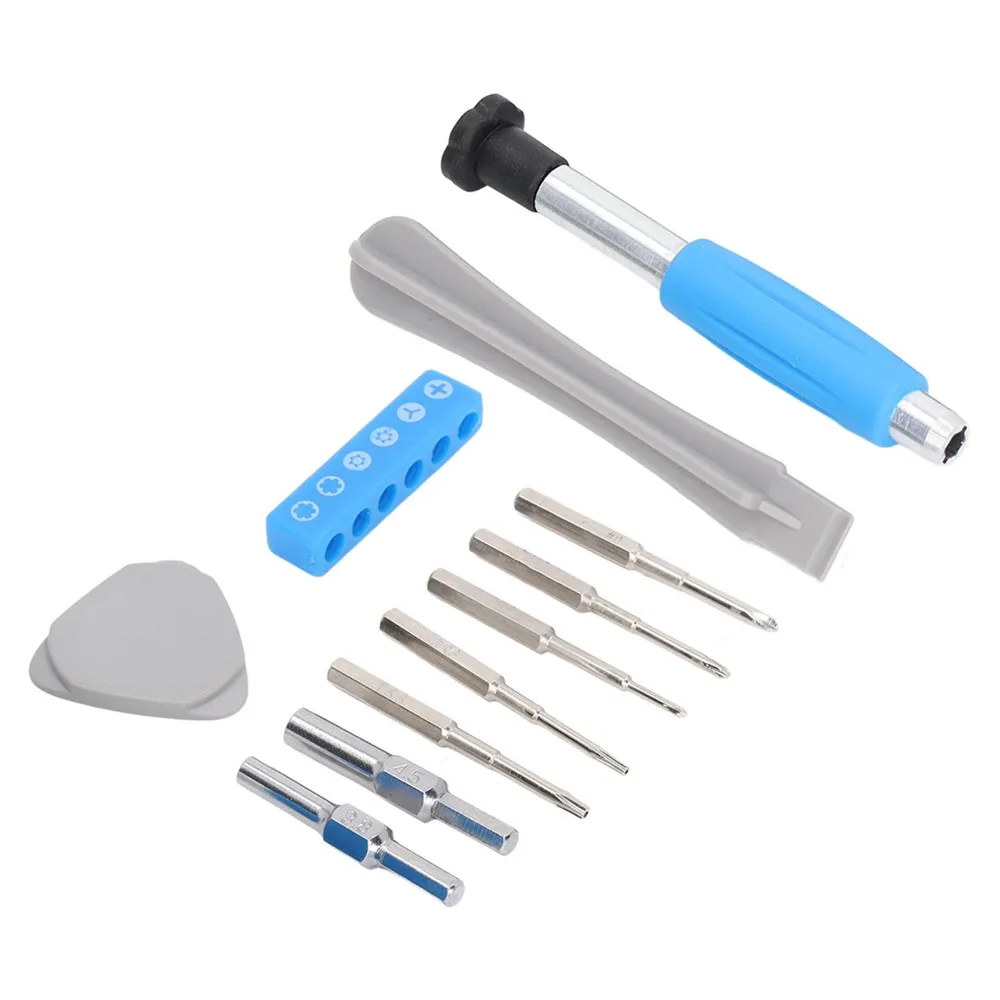 

10 шт., 3,8 мм и 4,5 мм, набор инструментов для ремонта отверток T8 и T6, защитные биты Torx, набор защитных отверток Torx