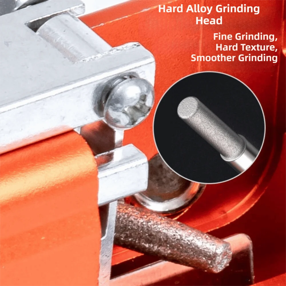 

Portable Chainsaw Sharpener Jig Quick Grinding Chain Clamp Chain Saw Sharpener Tool Sharpening Stone Mini Size