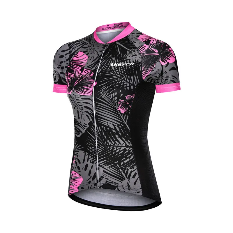 Summer Comfortable Cycling Clothing Women\'s Slim Short Top Bicycle Jersey Outdoor Sportswear Riding Clothing Roupas Femininas